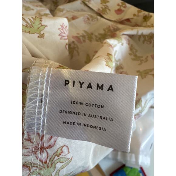 Floral Ruffle Trim Pajama Set - Picture 7 of 8